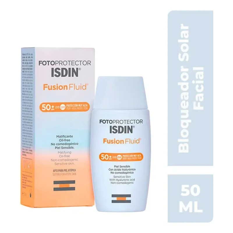 Protector solar Isdin Fusion Fluid FPS 50 1 unidad de 50 mL