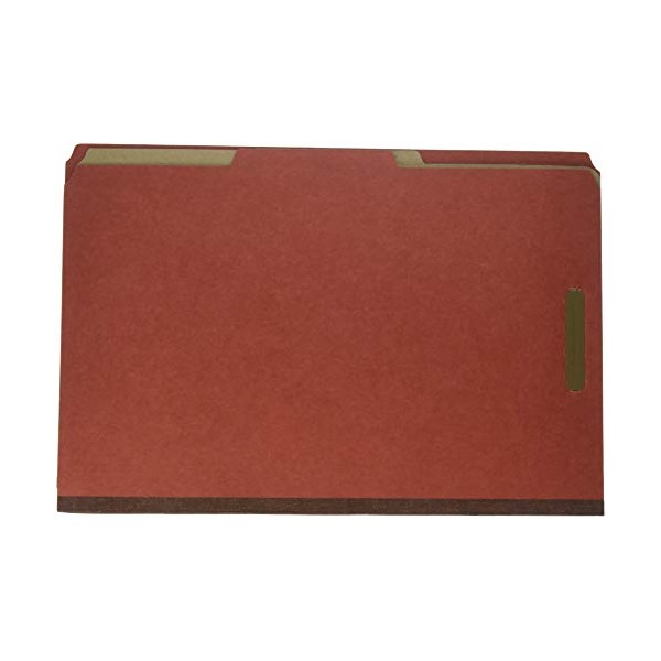 Nature Saver Tyvek Gusset Classification Folder, Red (NAT01054)