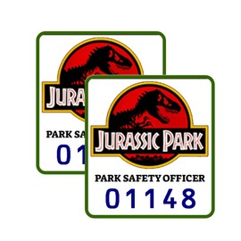 Dinosaur Park Vehicle Sticker, Set of 2