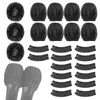 Ginhkok Disposable Microphone Covers, 100 Pcs/50 Pairs Non-Woven Fabric Noise-Proof