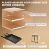 Seinloes 4 Pack Pull Out Cabinet Organizer 21" Deep with