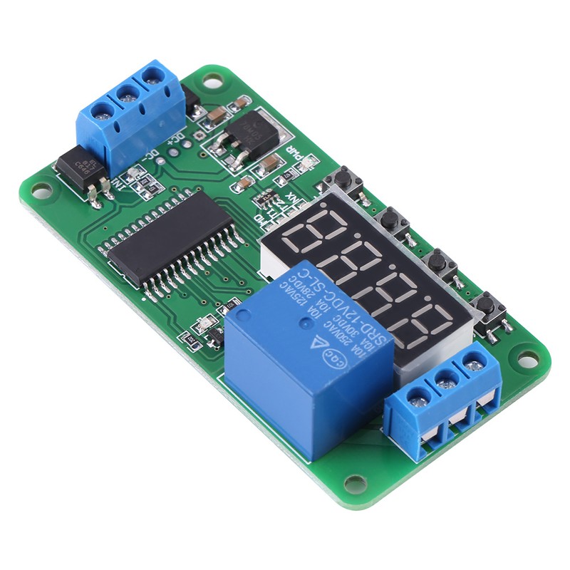 Multifunction 1 Channel DC 12V Delay Relay Controller LED Timer