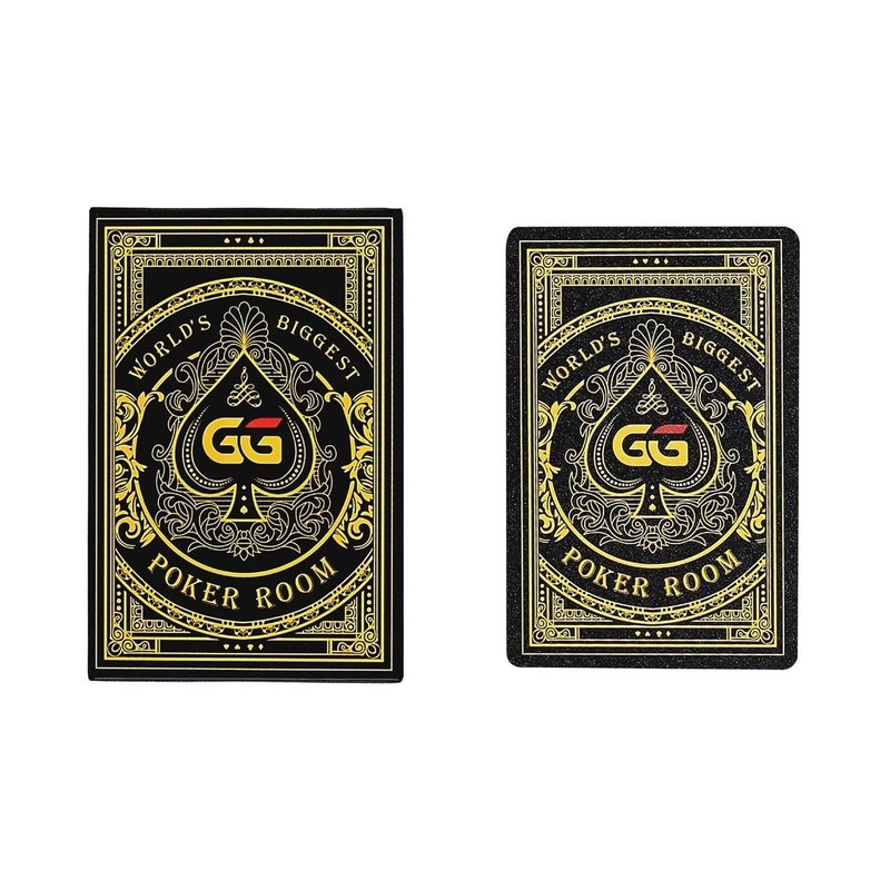Generic GGPOKER Card Deck 100% Plastic Playing Cards, 2-Deck Poker