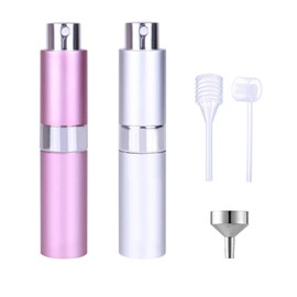 KAYZON Refillable Perfume Spray Bottle Atomizer for Travel, Portable Scent Pump Case Fragrance Empty Cologne Dispenser Container Sprayer For Traveling Outdoor, 10ML