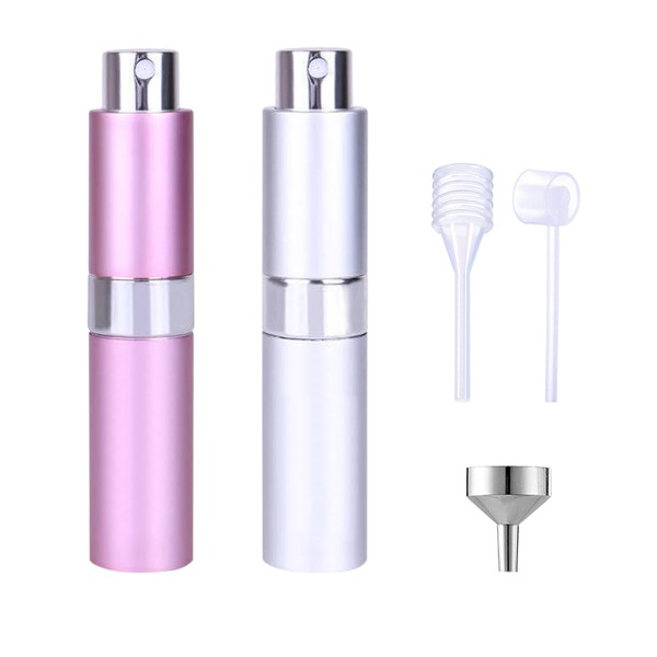 KAYZON Refillable Perfume Spray Bottle Atomizer for Travel, Portable Scent