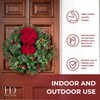 Haute Decor Adapt Adjustable Length Wreath Hanger with Removable Icon
