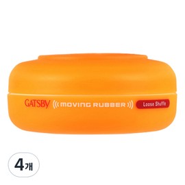 Gatsby Moving Rubber Loose Shuffle Hair Wax, 80g, 4 pieces / 갸스비 무빙러버 루즈셔플 헤어왁스, 80g, 4개