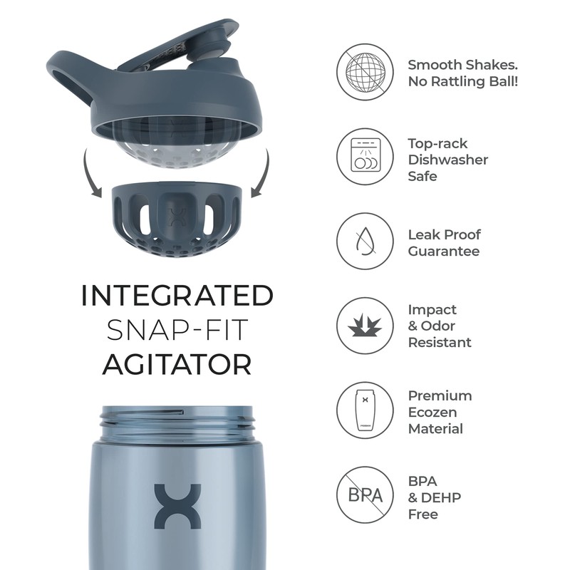 Promixx Pursuit Protein Shaker Bottle - Premium Shaker for Protein