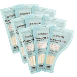 Kisangel Disposable Milk Pouch 30pcs Milk Storage Bag Breast Milk Storage Bag Formula Dispenser On The Go for Baby Formula Containers