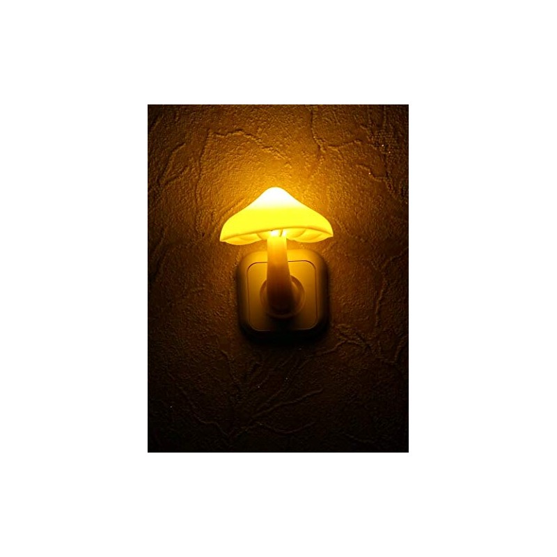 AUSAYE 3 Pack Sensor LED Mushroom Night Light Plug in