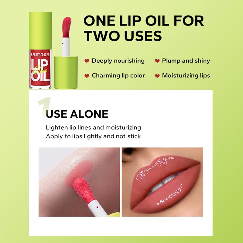 Lip Gloss Moisturising Jelly Lip Gloss Hydrating Lip Glow Oil