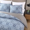 City Scene - King Comforter Set, Reversible Cotton Bedding with