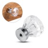 16PCS 25mm Diamond Shape Acrylic Knobs Furniture Drawer Cabinet Cupboard