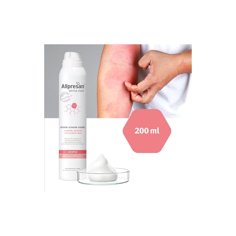 Allpresan Derma med Atopix Intensive Care Foam Cream, 200 ml