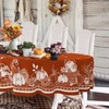 Yighty Oval Fall Tablecloth,OrangeThanksgiving Autumn Harvest Pumpkin Sunflower Maple Leaf