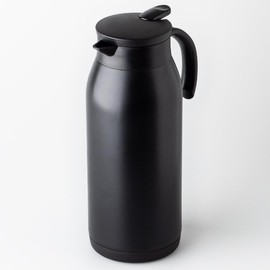 Atlas ATP-1500BK Cooling Pot, Thermal Pot, 50.7 fl oz (1.5 L), Lightweight, Slim, Energy Saving, Time Saving, Eco Use, Tabletop Pot, Stainless Steel Pot, Thermos Bottle, Heat Retention, Cold