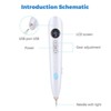 Spot Removing Beauty Pen LED Screen Adjustable 9 Gears Plug
