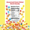 Assorted Fruit Filled Hard Candy - 1 Pound Bulk Pack