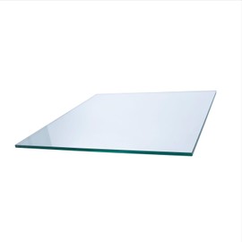 Spancraft 36" Square Glass Table Top 1/2" Thick 1" Beveled Edge