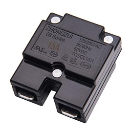 weelye 2Pcs 15A 125/250Vac 50Vdc Automatic Reset Relay Thermal Switch Circuit Breaker Current Overload Protector for Children Riding Electric Car Accessories