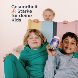 yuicy® Vitamin Gummibärchen für Kinder - Hochdosierte Kinder Vitamine - Leckere Multivitamin Gummies – Stärken das Immunsystem der Kids - Weiche Vitamine für Kinder ab 2 Jahre. (180 Stück)