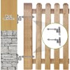 Stainless Steel J Bolt Gate Hinge for Wood Fence, Heavy