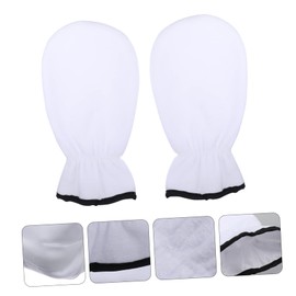 FRCOLOR 1pair Moisturizing Gel Gloves for Exfoliating Skin Care Heat Preservation Hand Mittens Nourishing Essential Oil Treatment to Clean for Restoring Smoothness and Flexibility