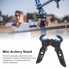Composite Pulley Bow Bracket Mini Archery Holder Stand Rubber Bow