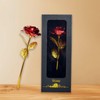 Forever Rose Gold Rose, Glitter Roses with Gift Box, Romantic