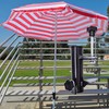 Multifunctional Umbrella Stands, Black Fixed Clip Umbrella Clamp & Portable