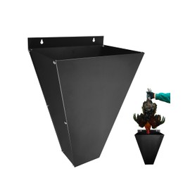 Chicken Cone for Butchering, The Black Rust Proof Flat Back Chicken Cone, Easy to Assemble, Durable in Chicken Coop Accessories, and an Ideal Choice for Farms and Poultry Farmers (Large)