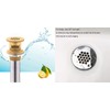 MIFULY Vessel Sink Drain, 19 Holes Grid Drain Strainer Assembly