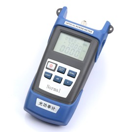 Portable Handheld Adjustable Optical Power Meter -70~+10 Cable Tester with FC SC Interfaces and Display Wavelength Range in 850~1625 for CATV Test and Telecommunication