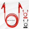 8PCS Silicone Alligator Clips 3.3 Ft, 14 Gauge 1500V 15A