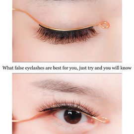 Ouliget Grafting Eyelash Try On Tools,Magnetic Metal False Eyelashes Display Pallet,Makeup Beauty Salon Tool Supplies for Lash Grafting Extension,2 Pairs