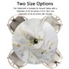 GzLeyigou Round Table Cloth Cover for Home Elastic Edge Waterproof
