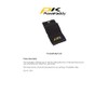 2012 Powakaddy Tri-Fold Velour Golf Towel Black