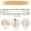 KHDULQ Birthday Table Runner, Happy Birthday Table Runner, Colourful 183