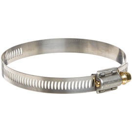 Breeze Power-Seal Stainless Steel Hose Clamp, Worm-Drive, SAE Size 56, 3-1/16" to 4" Diameter Range, 1/2" Bandwidth (Pack of 10)