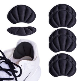 SULPO 4 Pairs Heel Pad Set - Heel Cushion Made of Sponge, Heel Protection, Heel Pad Against Friction and Blisters - Shoe Repair Heel Protector for Too Large Shoes