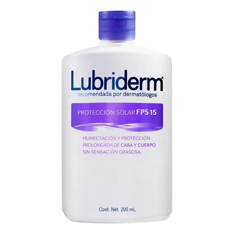 Crema Corporal Lubriderm® Protección Solar Uv 15 200 Ml N/a