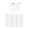 5 Pack Screw Bolts M5 x 25mm, Washers & Wing