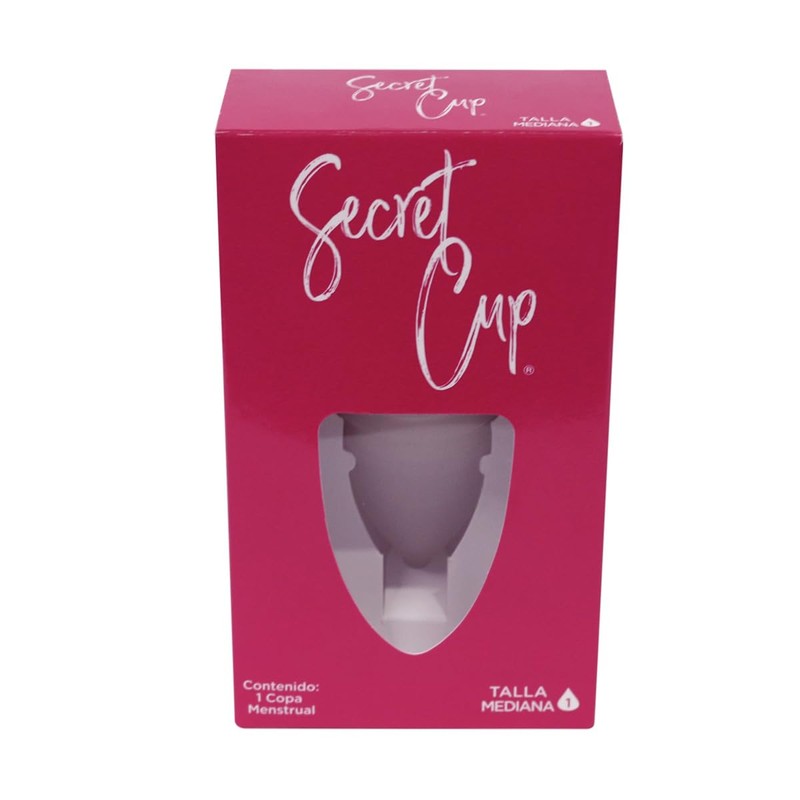 Copa Mestrual Femenina Secret Cup kit copa + Bolsa transportadora,