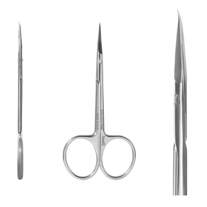 STALEKS PRO for Natury Nails Professional Cuticle Scissors - Ergonomic