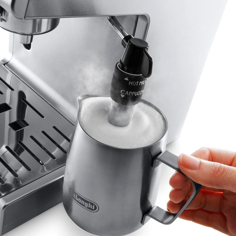 Bar Pump Espresso and Cappuccino Machine, 15", Stainless Steel