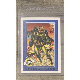 Vintage 1991 GI Joe Hasbro Impel Trading Card #123 General Hawk