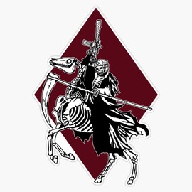 Grim Reaper or Window Bumper Sticker Decal 5"