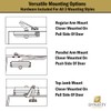 Dynasty Door Closer Adjustable Spring Size 3-6 Hydraulic Automatic Door