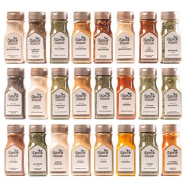 iSpice Spices and Seasonings Sets Starter Kitchen Set for Cooking - Spices Variety Pack Herb, & Seasoning |Gifts Home Basic Spice Set | 24 Pack Starter Spice Gift Set | Fiona
