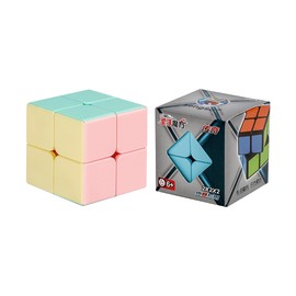 Oostifun ShengShou 2x2x2 Sweet Dessert Jelly Colour Stickerless Magic Cube Puzzle Cube Toy